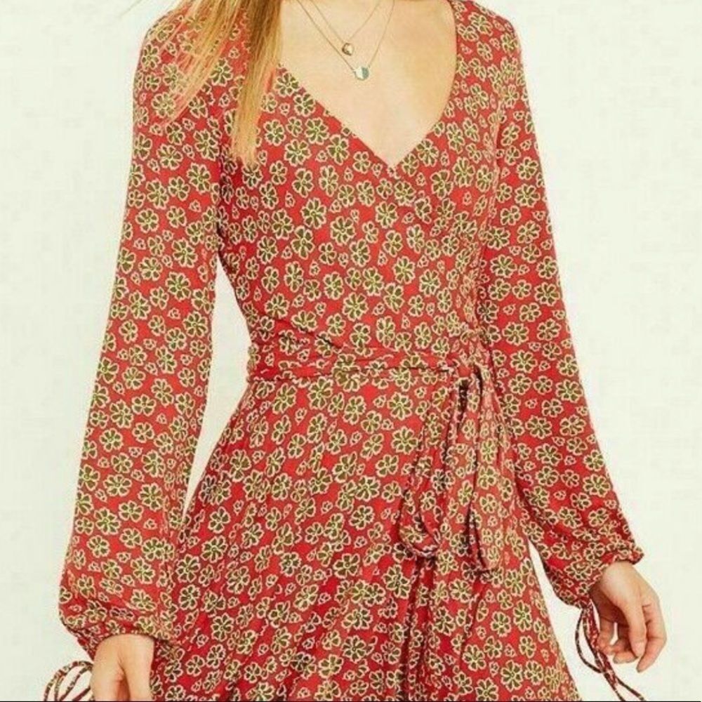 NWT Free People Pradera Wrap Mini Dress - Picture 7 of 7